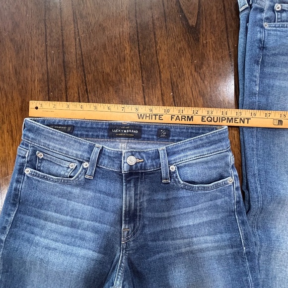 Two pair of Lucky Brand sweet straight jeans both  4/27 (ankle) - Picture 11 of 12